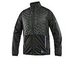 Bunda CXS LEONIS pánská černá s HV modro/červenými doplňky vel. 3XL