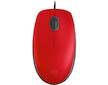 Myš optická Logitech M110 Silent červená USB