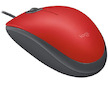 Myš optická Logitech M110 Silent červená USB