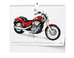 Nástěnný kalendář na šířku Motorbike A3 2026