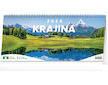  Stolní kalendář Krajina 2026 14denní 33x14,5cm