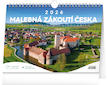 Stolní kalendář Malebná zákoutí Česka 2026 s extra velkým kalendáriem 30x21cm