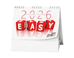 Stolní kalendáře pracovní Pracovní kalendář EASY 2026