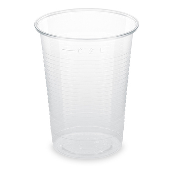 Kelímky plastové 0,2l BIO průhledné 100ks