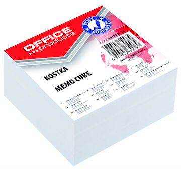 Kostka nelepená velká bílá