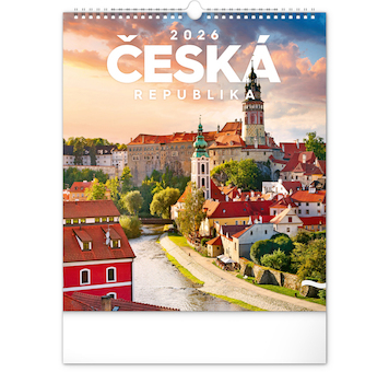  Nástěnný kalendář Česká republika 2026 30x34cm