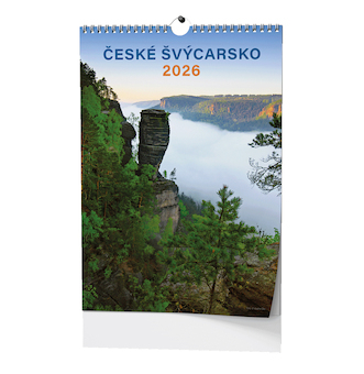 Nástěnný kalendář České Švýcarsko A3 2026