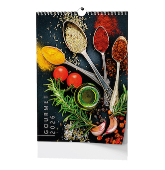 Nástěnný kalendář Gourmet A3 2026