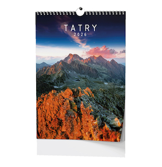 Nástěnný kalendář Tatry A3 2026