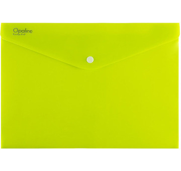 Obálka plastová s drukem Opaline A4 sv.zelená