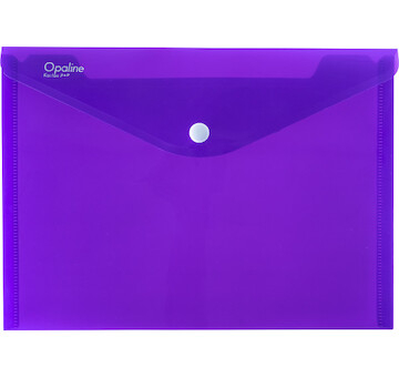 Obálka plastová s drukem Opaline A5 fialová