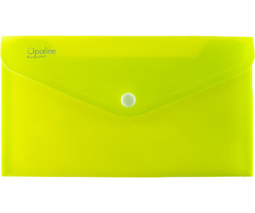 Obálka plastová s drukem Opaline DL sv.zelená