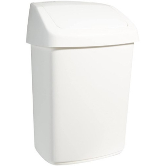 Odpadkový koš Swing 25l 28x35x51cm bílý