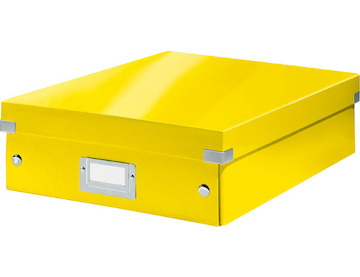 Organizační krabice Click-N-Store žlutá A4
