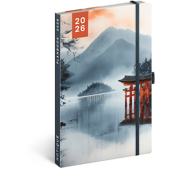  Planbook diář/notes Japonsko 2026 13x21cm