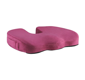 Podsedák na židli ergonomický vínový