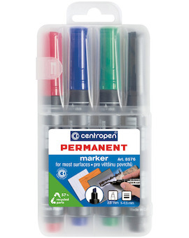 Popisovač 8576 Permanent sada 4ks