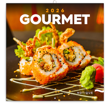  Poznámkový kalendář Gourmet 2026 30x30cm