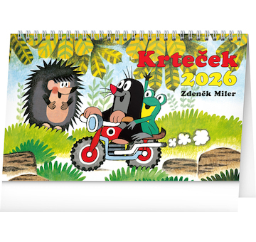  Stolní kalendář Krteček 2026 23,1x14,5cm
