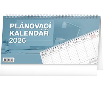  Stolní kalendář Plánovací 2026 25x12,5cm