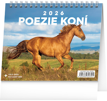  Stolní kalendář Poezie koní 2026 16,5x13cm