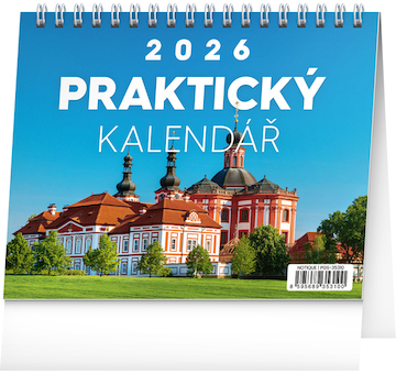  Stolní kalendář Praktický kalendář s citáty 2026 16,5x13cm