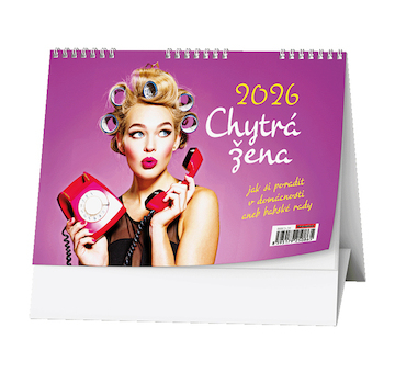 Stolní kalendář týdenní Chytrá žena 2026