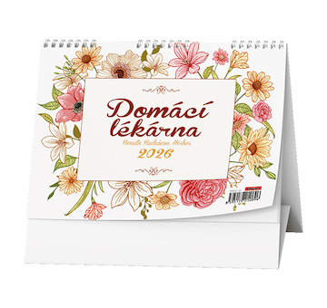Stolní kalendář týdenní Domácí lékárna (Renata Raduševa Herber) 2026
