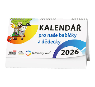Stolní kalendář týdenní Kalendář pro naše babičky a dědečky 2026