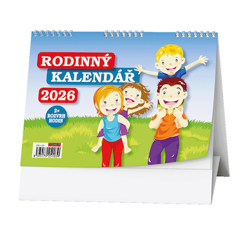 Stolní kalendář týdenní Rodinný stolní kalendář 2026