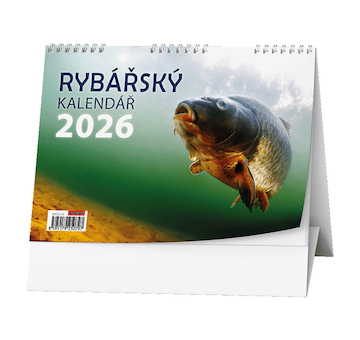 Stolní kalendář týdenní Rybářský kalendář 2026