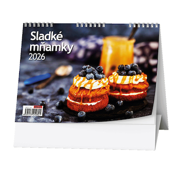 Stolní kalendář týdenní Sladké mňamky 2026