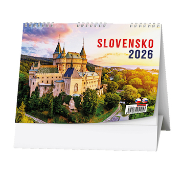 Stolní kalendář týdenní Slovensko 2026