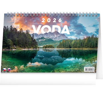  Stolní kalendář Voda CZ/SK 2026 23,1x14,5cm