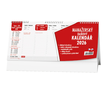 Stolní kalendáře pracovní Manažerský kalendář (daně) 2026