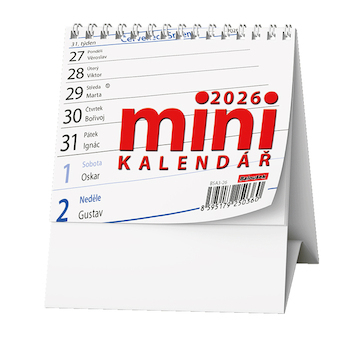Stolní kalendáře pracovní MINI kalendář 2026