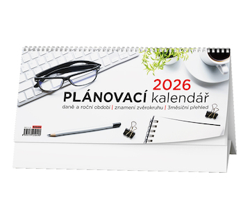 Stolní kalendáře pracovní Plánovací daňový kalendář 2026