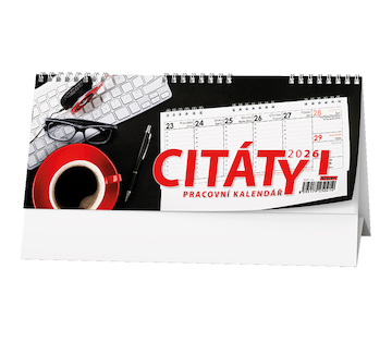 Stolní kalendáře pracovní Pracovní kalendář CITÁTY I 2026