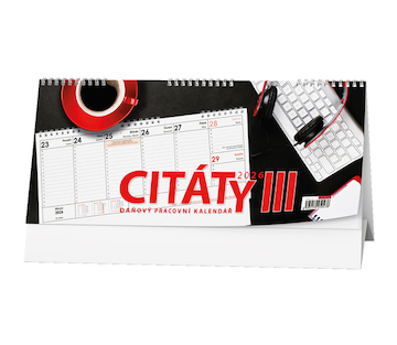Stolní kalendáře pracovní Pracovní kalendář CITÁTY III 2026
