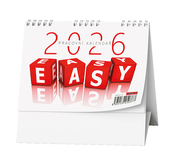 Stolní kalendáře pracovní Pracovní kalendář EASY 2026