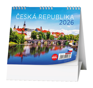 Stolní kalendáře týdenní IDEÁL Česká republika 2026