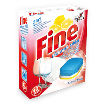 Tablety do myčky Fine 5v1 40ks