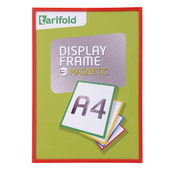 Tarifold Display Frames magnetický A4 červený