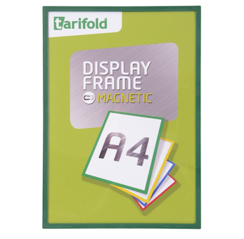 Tarifold Display Frames magnetický A4 zelený