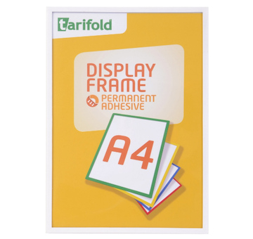 Tarifold Display Frames samolepicí A4 bílý