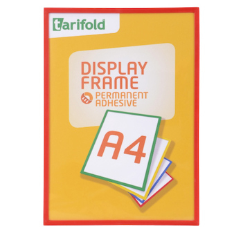 Tarifold Display Frames samolepicí A4 červený