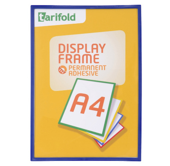 Tarifold Display Frames samolepicí A4 modrý