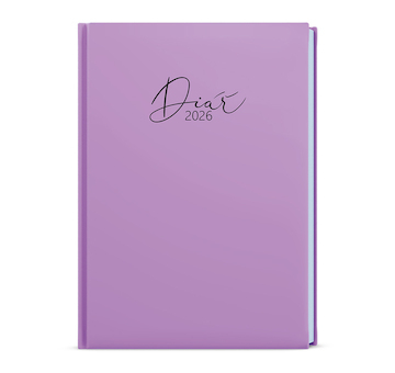 Týdenní diář Prokop Lamino Pastel B6 fialový