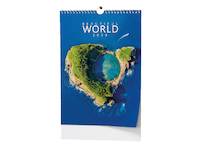 Nástěnný kalendář Beautiful world A3 2026