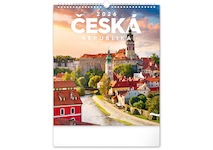  Nástěnný kalendář Česká republika 2026 30x34cm